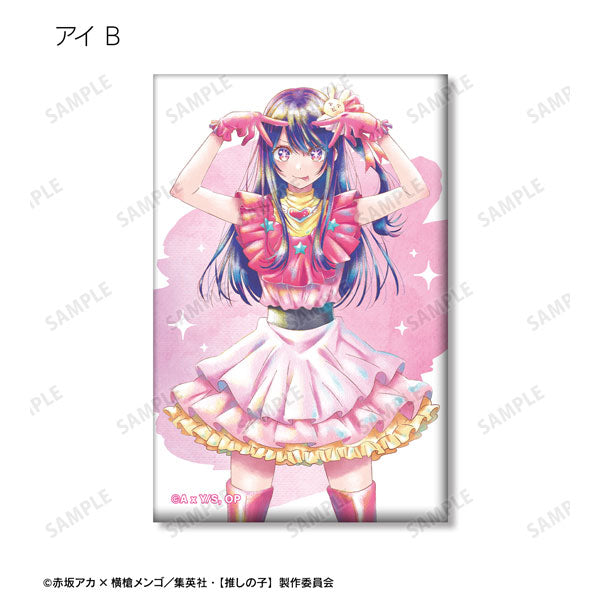 Oshi no Ko Ani-Art aqua Lable Square Can Badge