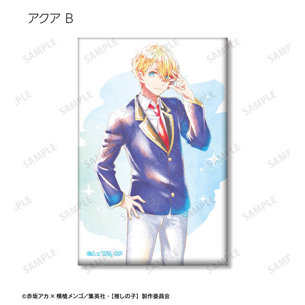 Oshi no Ko Ani-Art aqua Lable Square Can Badge