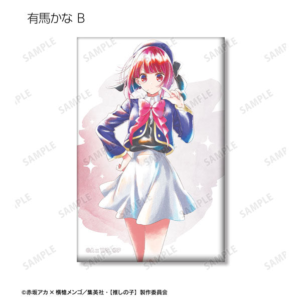 Oshi no Ko Ani-Art aqua Lable Square Can Badge
