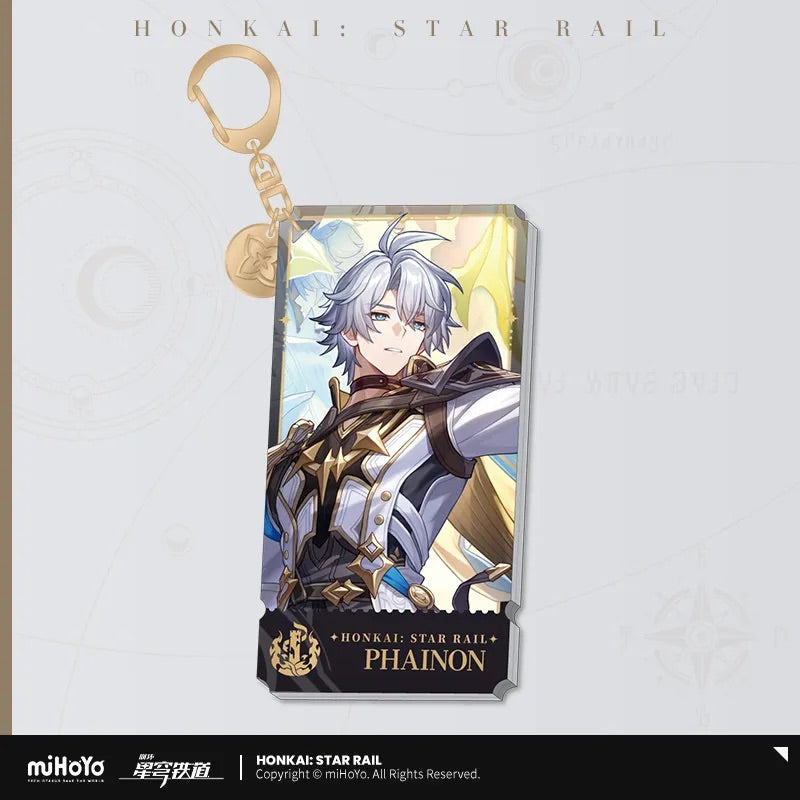 The Destruction Character Warp Artwork Acrylic Keychain