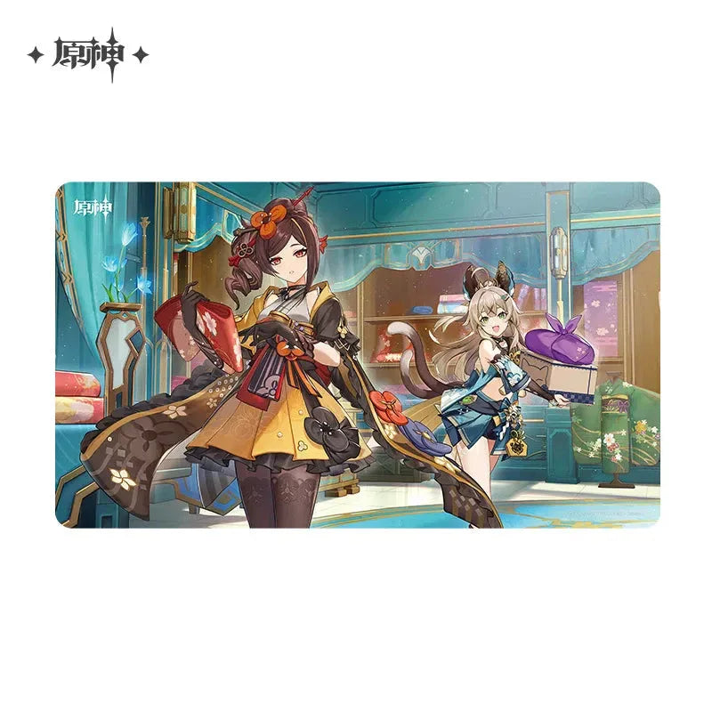 Gaming Mouse Pad Vol 2 Genshin Impact Blades Weaving Betwixt Brocade ACG Go Anime