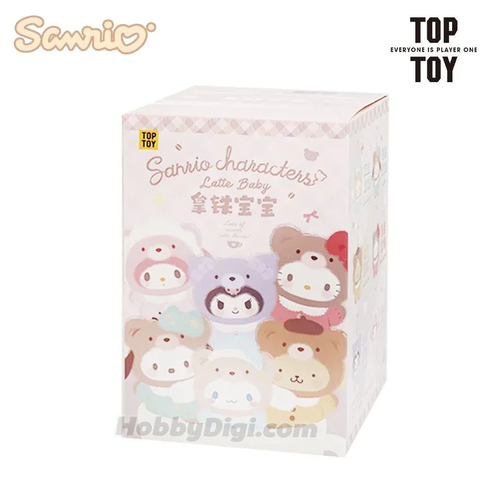 Latte Baby Series Plush Keychain Mystery Box Sanrio Characters Random One ACG Go Anime www.acg-go.com Cinnamoroll, Hello Kitty, Kuromi, My Melody, Mystery Box, Plush, Pochacco, Pompom Purin