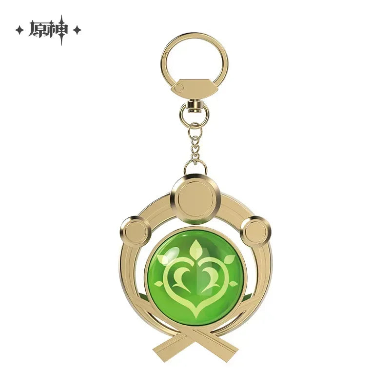 Genshin Impact FES 2023 Series Vision Keychain Inazuma: Dendro ACG Go Anime www.acg-go.com Anemo, Cryo, Dendro, ELectro, Geo, Hydro, Pendant & Keychain, Pyro, Vision
