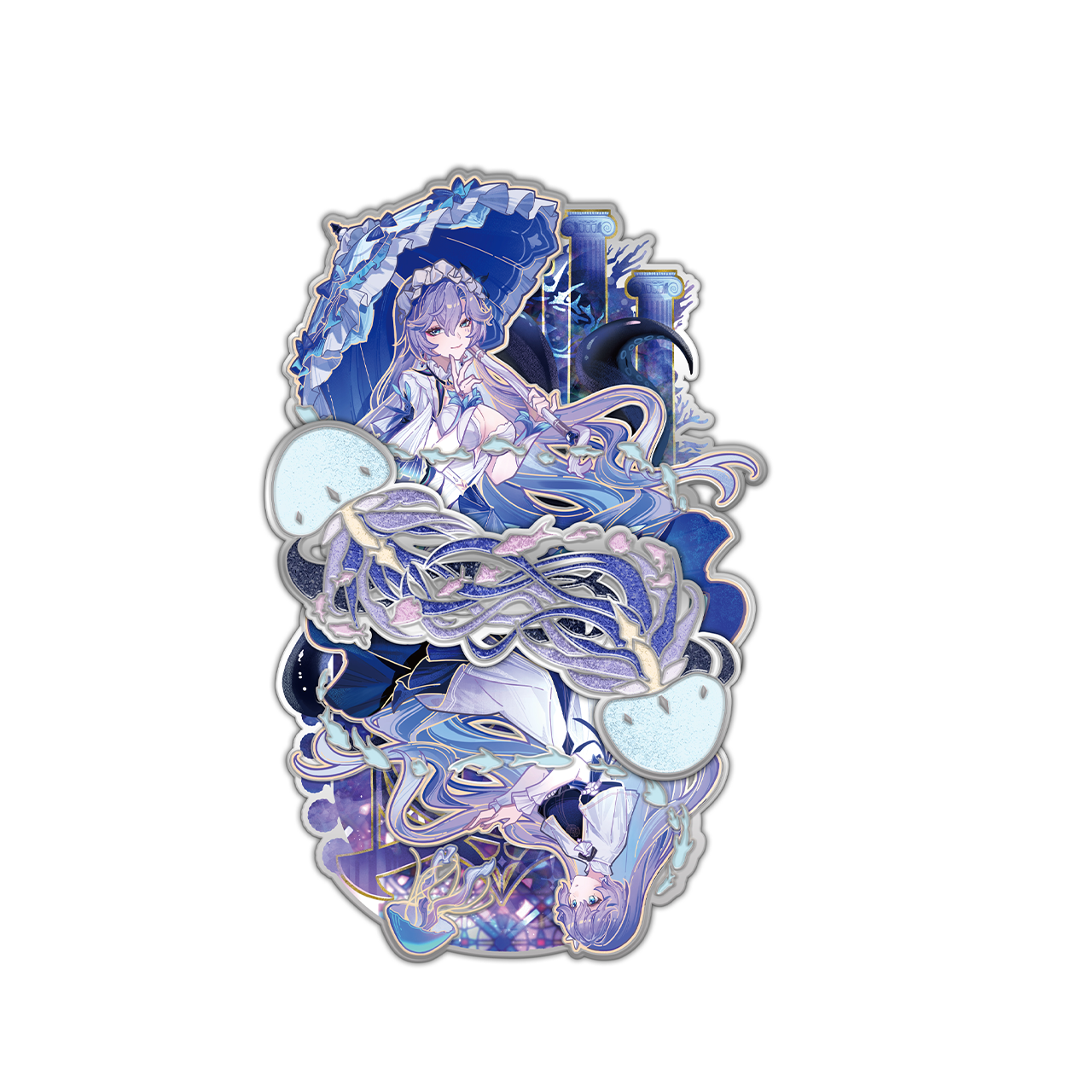 Inverted Series Collection Metal Badge