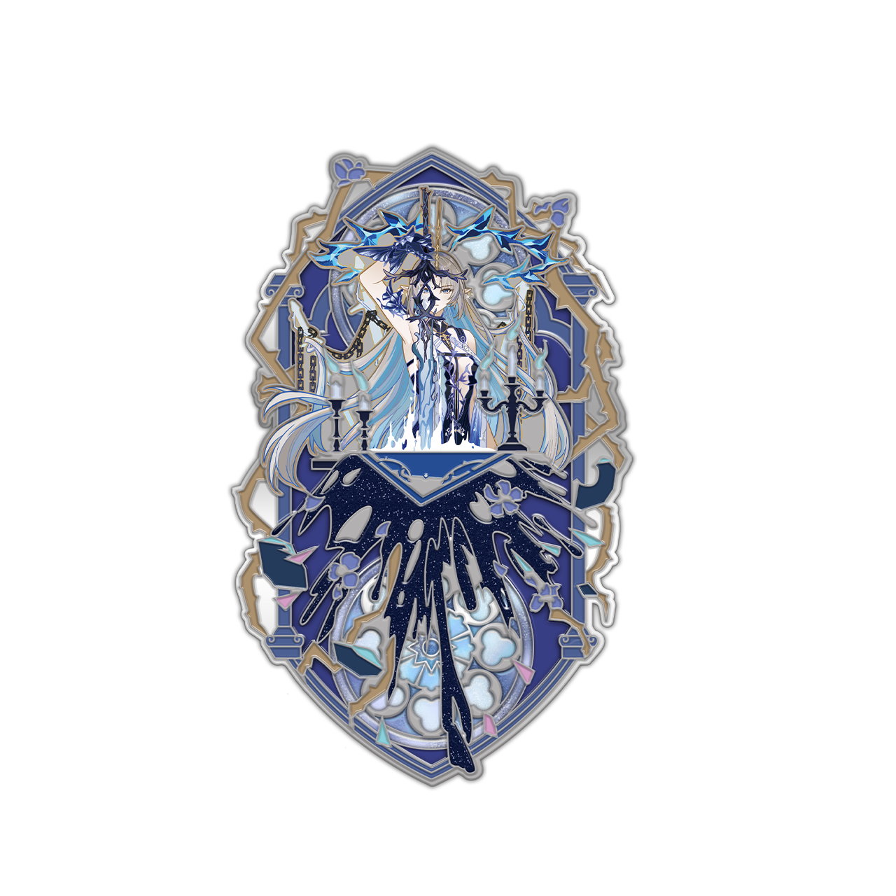 Inverted Series Collection Metal Badge