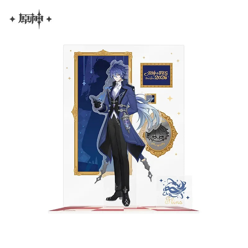 Genshin Impact FES 2026 Series Character Stand Set Flins ACG Go Anime www.acg-go.com Arlecchino, Columbina, Flins, Genshin Impact, Skirk, Stand, Tartaglia, Wanderer