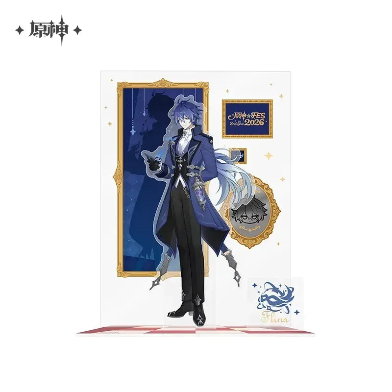 Genshin Impact FES 2026 Series Character Stand Set Flins ACG Go Anime www.acg-go.com Arlecchino, Columbina, Flins, Genshin Impact, Skirk, Stand, Tartaglia, Wanderer