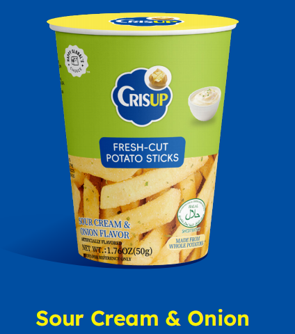 Crisup Fresh Cut Potato Sticks Cups (6 Flavors)