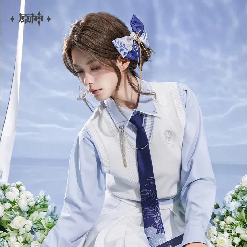 Kamisato Ayato Theme Impression Series Bow Hair Pendant Genshin Impact Bow Hair Pendant ACG Go Anime www.acg-go.com Apparel, Hair Accessory, Kamisato Ayato