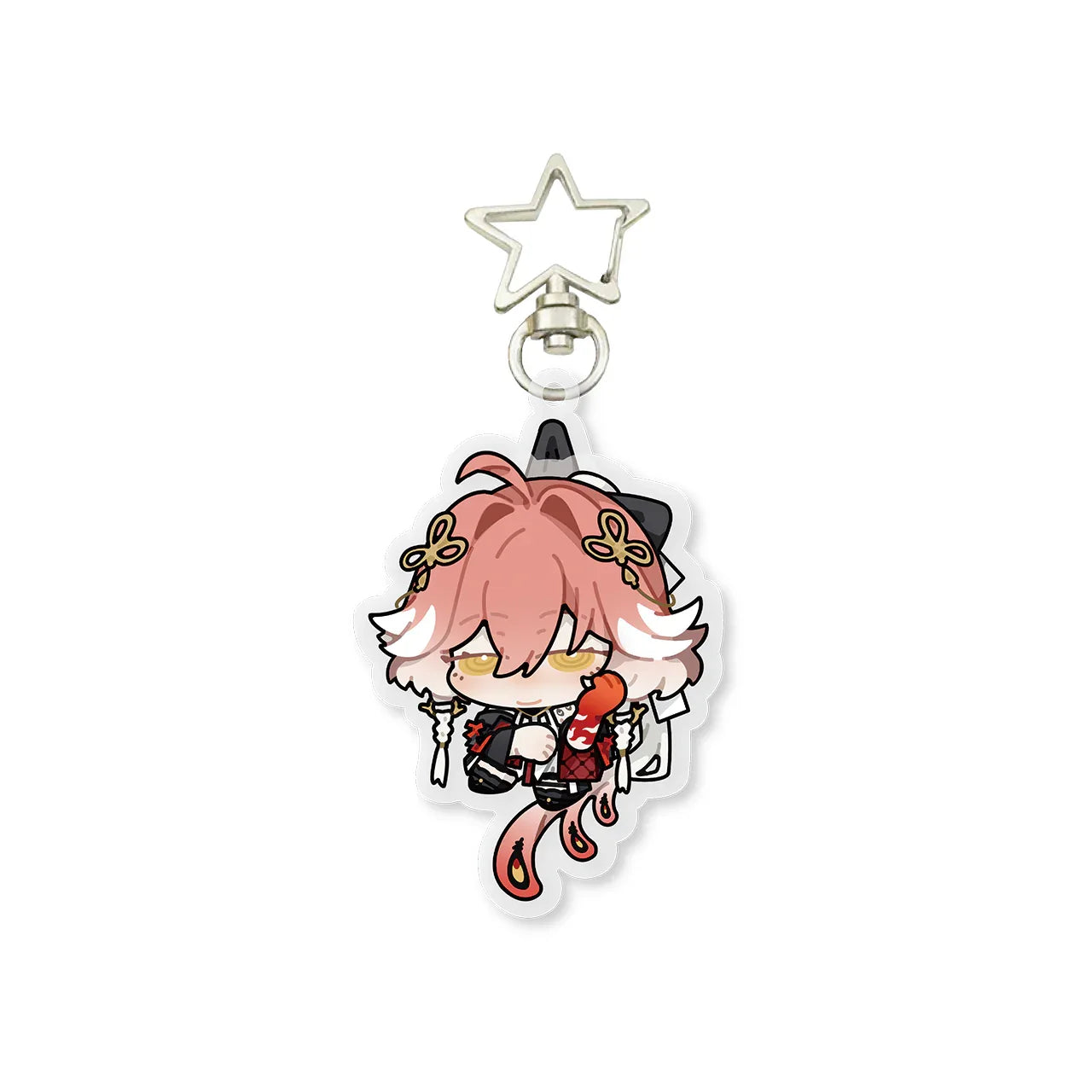 Leisure Daily Theme Shaking Keychain Wuthering Waves Changli ACG Go Anime www.acg-go.com Changli, Female Rover, Jinhsi, Male Rover, Pendant & Keychain, Wuthering Waves, Xiangli Yao