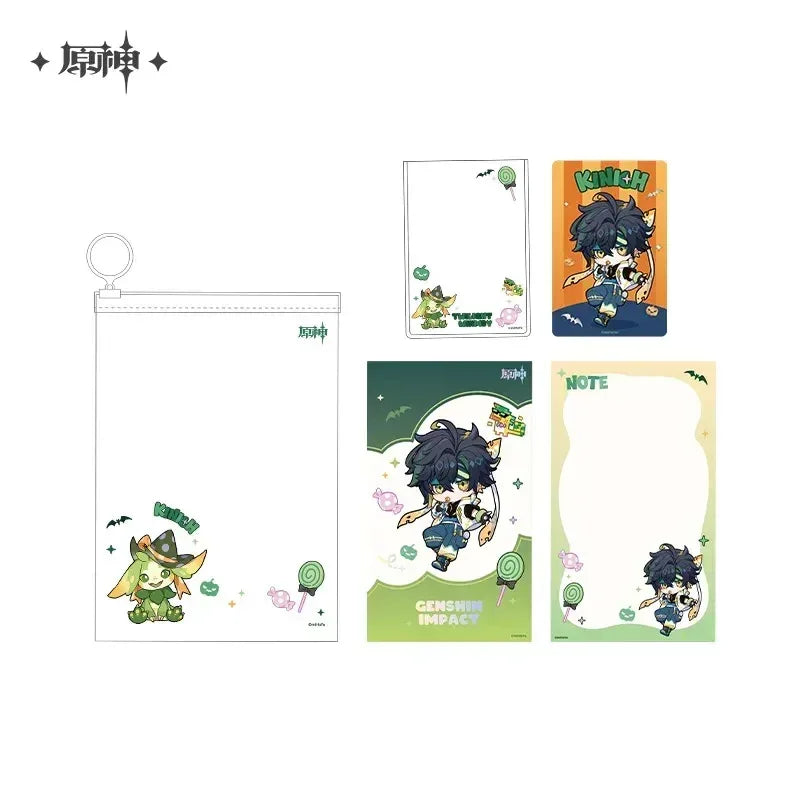 Genshin Impact Twilight Whimsy Series Stationary Set Kinich ACG Go Anime www.acg-go.com Arlecchino, Citlali, Kinich, Klee, Stationary, Sticky Notes, Wanderer, Wriothesley