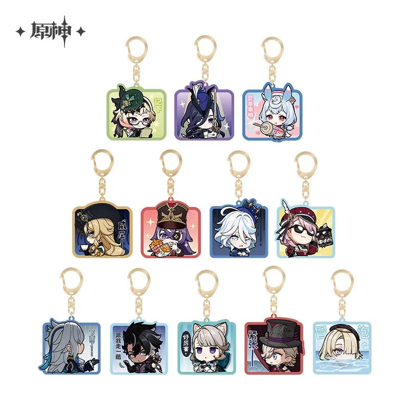 Chibi Character Series Acrylic Keychain Court of Fontaine