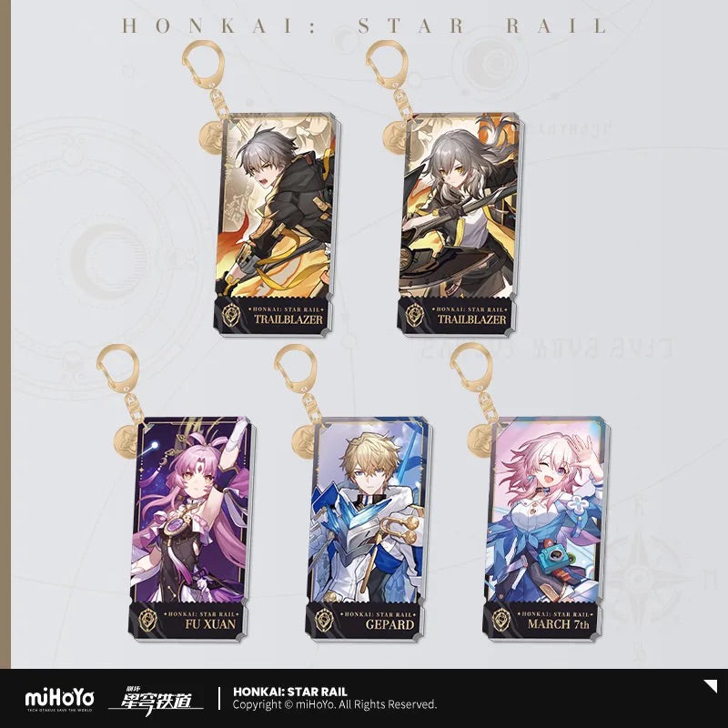 The Preservation Character Warp Artwork Acrylic Keychain