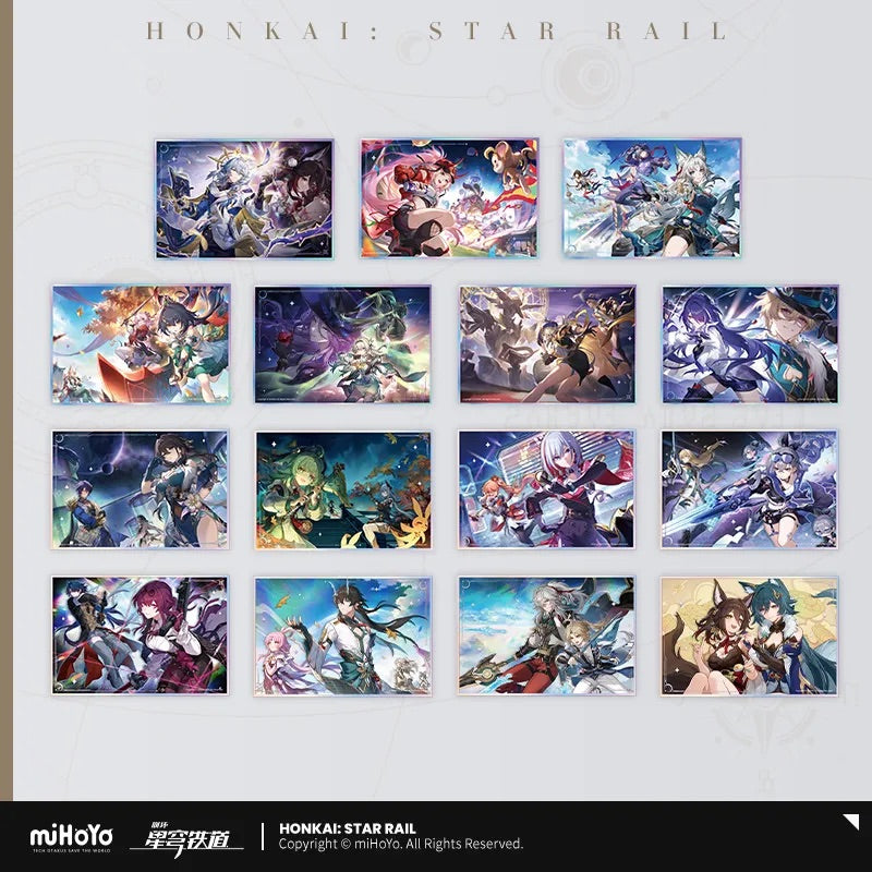 Interstellar Journey Series Acrylic Shikishi Cardboard