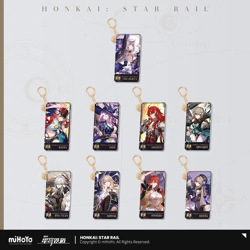 The Erudition Character Warp Artwork Acrylic Keychain