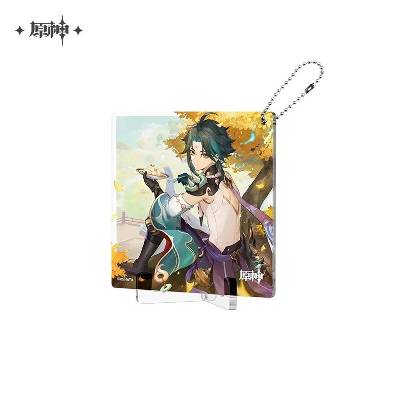 Genshin Impact Court of Outing Chibi Character Series Badge / Keychain
