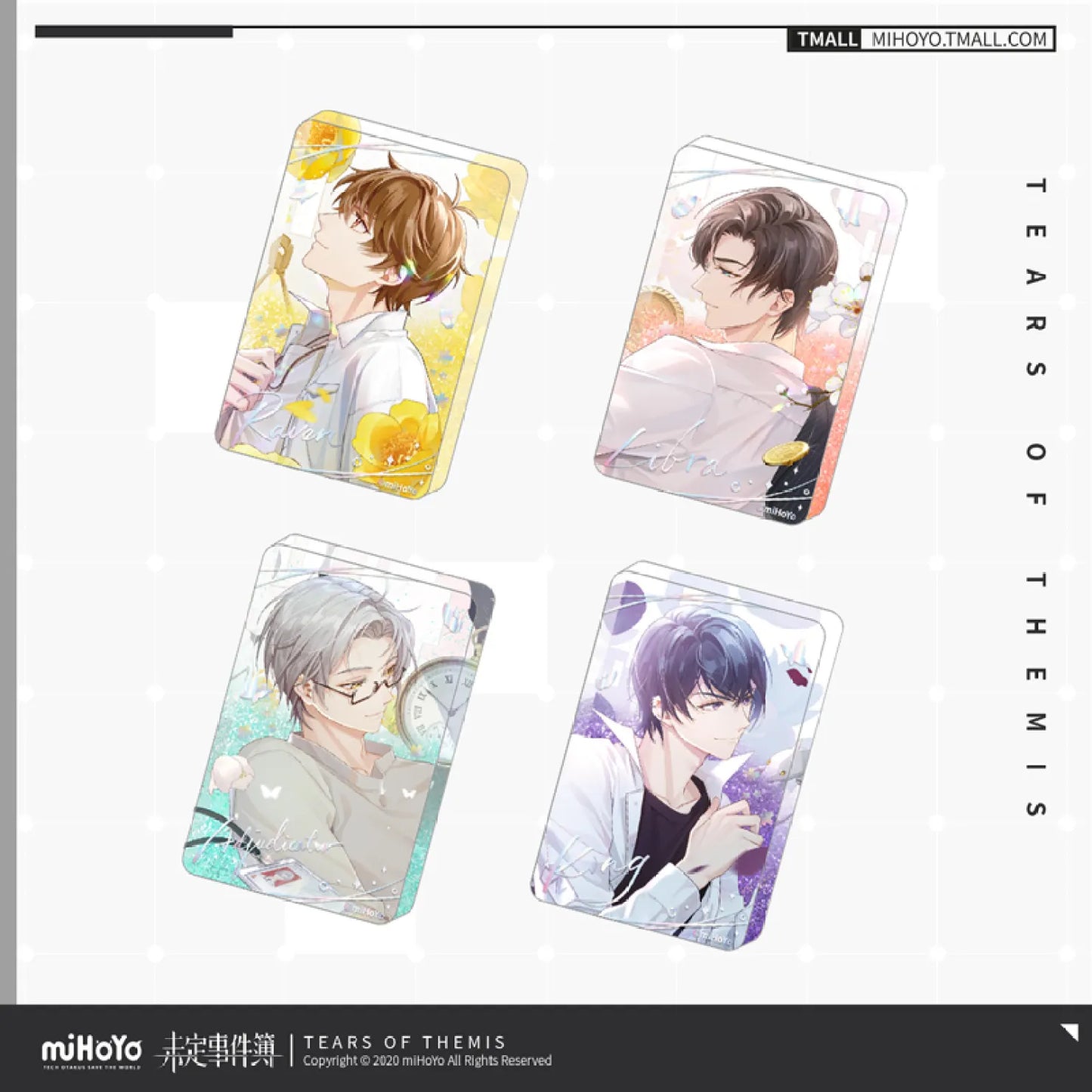 Hua Yu Series Glitter Quicksand Acrylic Block