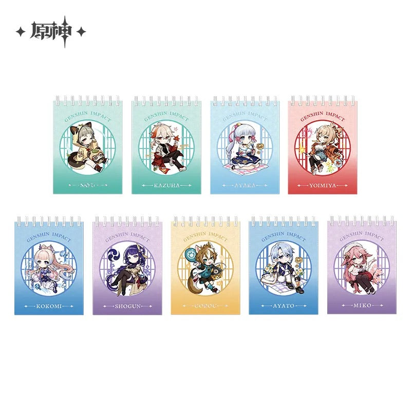 Court of Outing Chibi Character Series Spiral Notebook