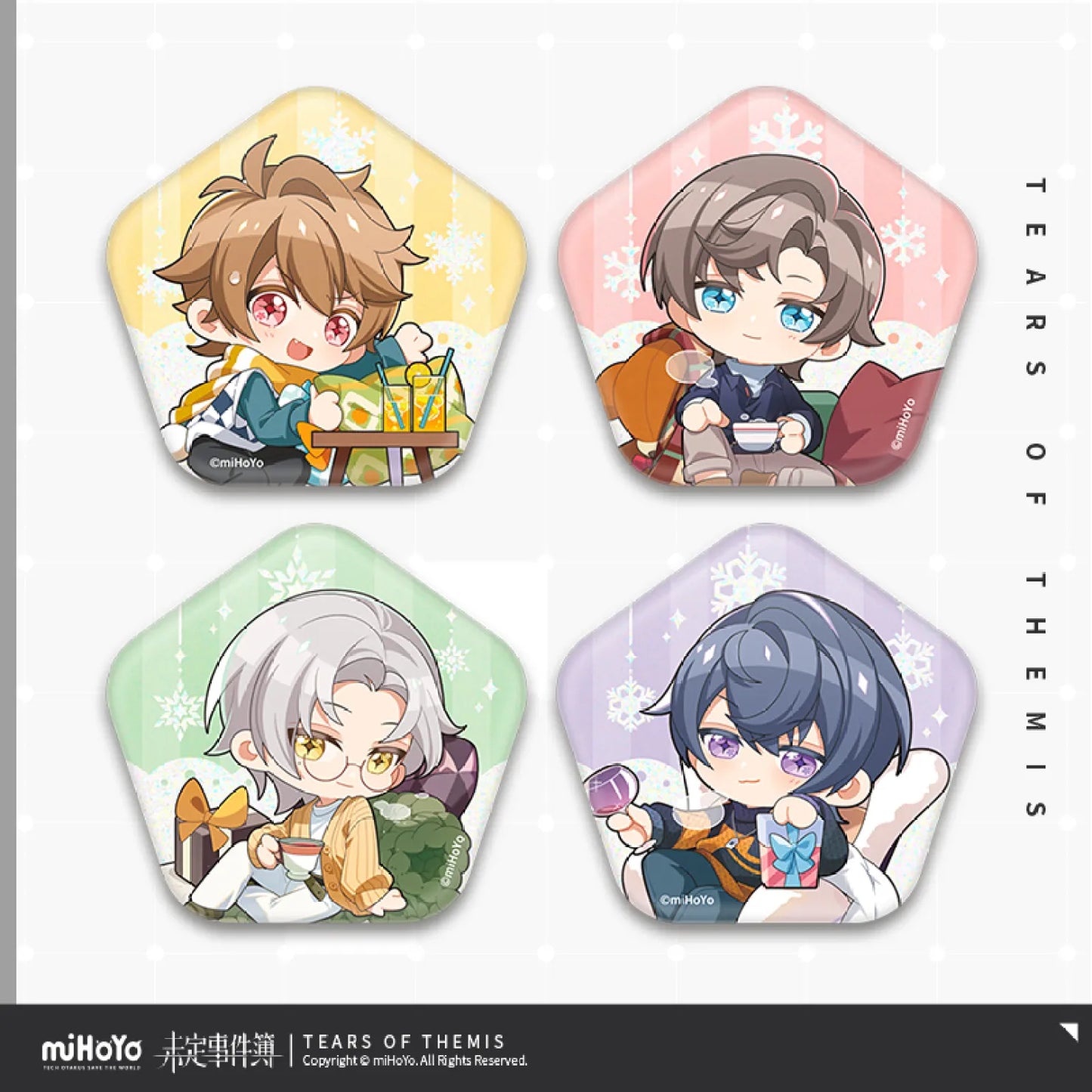 Dong Ri Nuan Yi Series Chibi Tinplate Badge