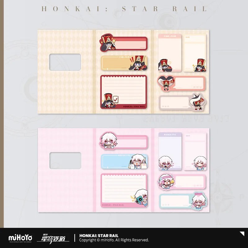 Pom-Pom Exhibition Series Pom-Pom Chibi Sticky Notes Set