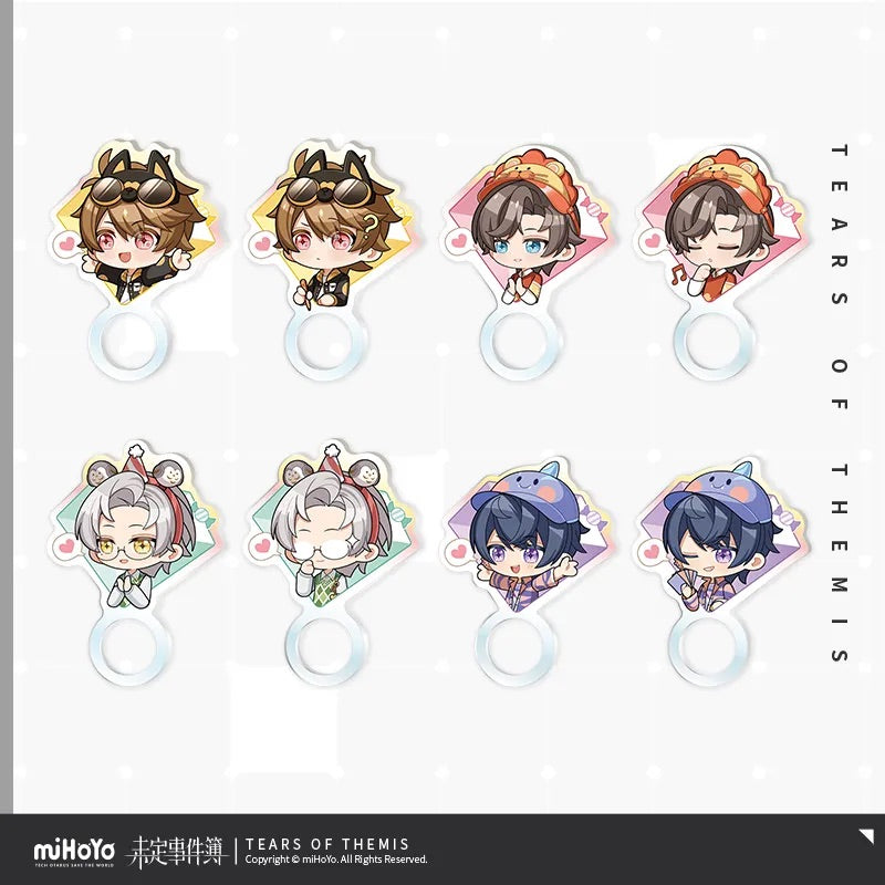 Have Fun Series Chibi Acrylic Check-in Ring Set