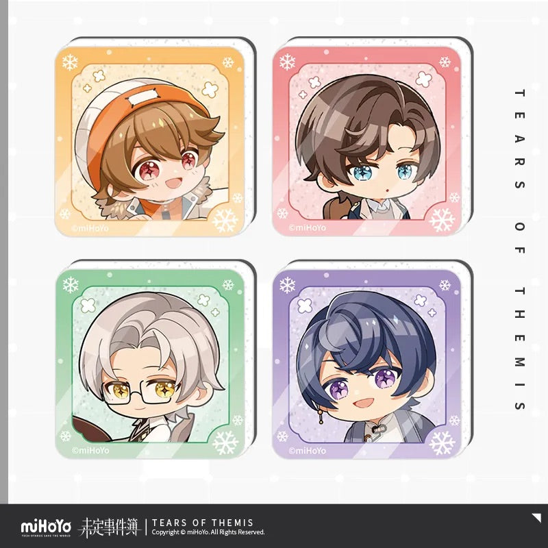 Dong Xue Ji Nian Series Chibi Acrylic Refrigerator Magnet Set