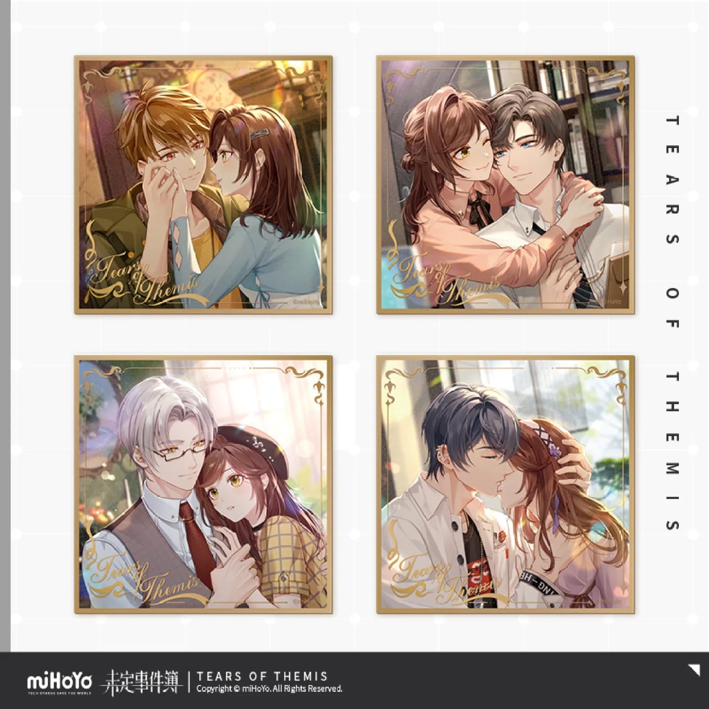 Rou Qing Xu Yu Series Acrylic Shikishi Cardboard Vol.2