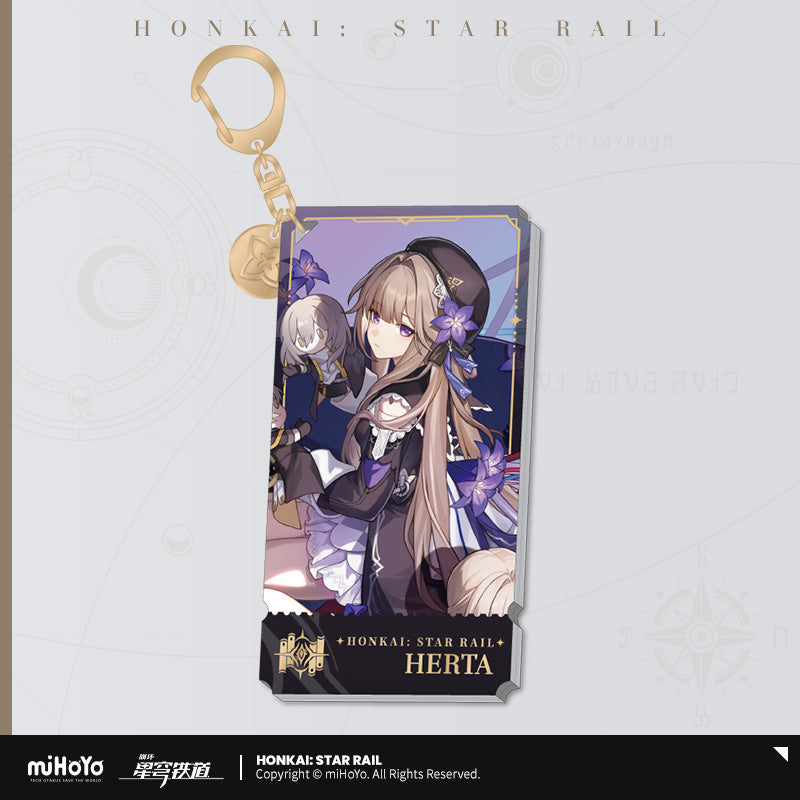 The Erudition Character Warp Artwork Acrylic Keychain