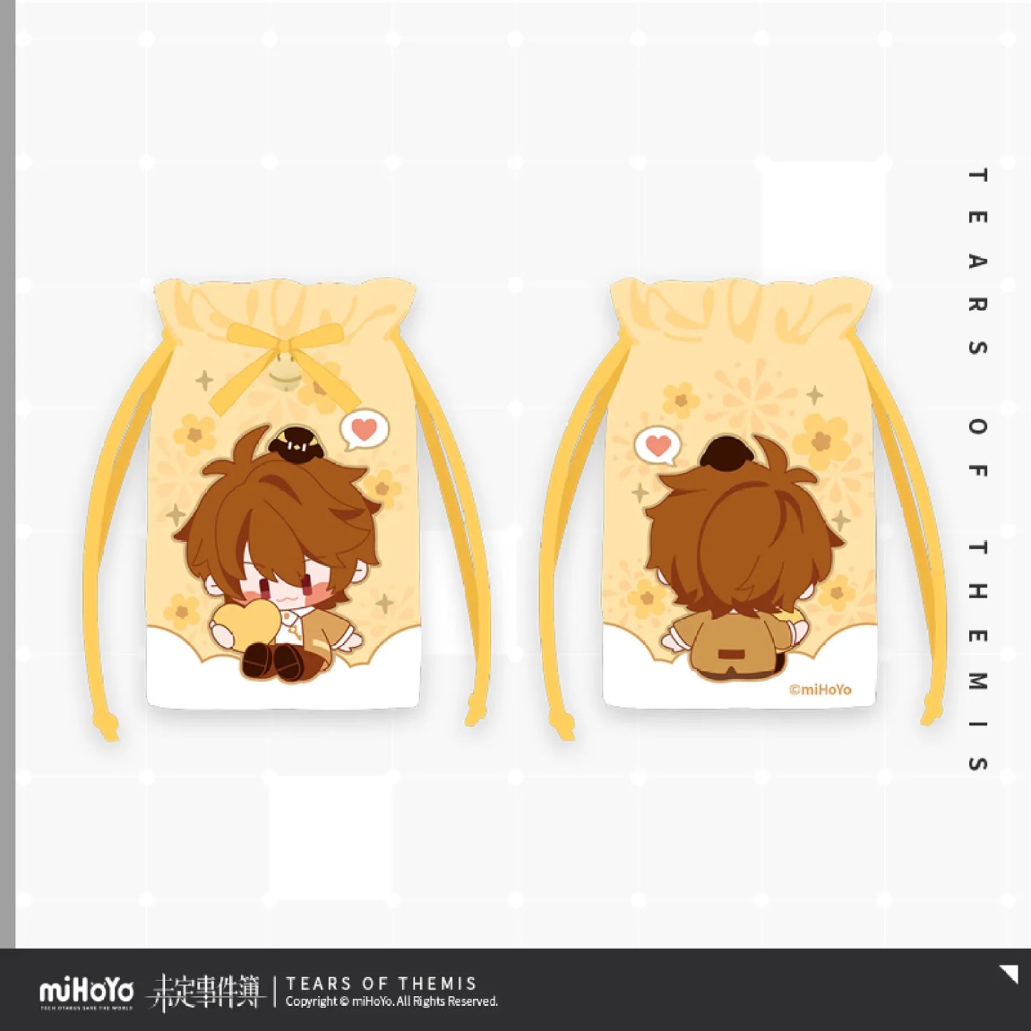 Tears of Themis Mi Yu Xun Xin Series Chibi Embroidered Amulet Pendant