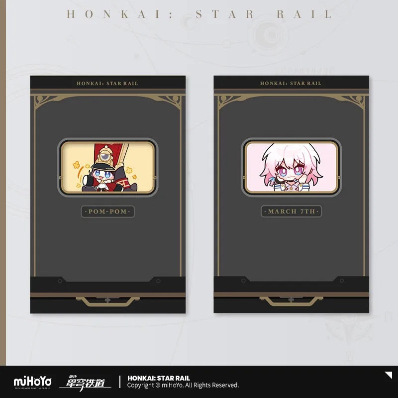 Pom-Pom Exhibition Series Pom-Pom Chibi Sticky Notes Set