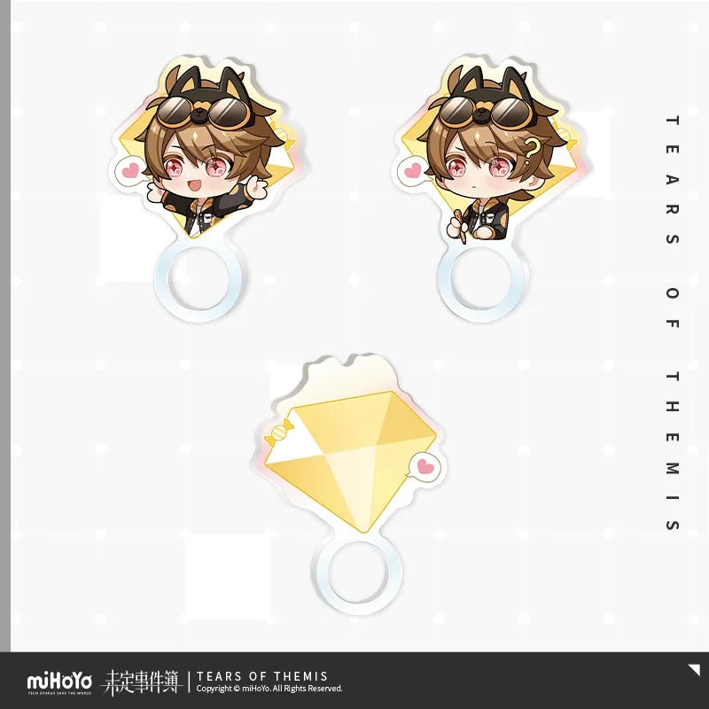 Have Fun Series Chibi Acrylic Check-in Ring Set