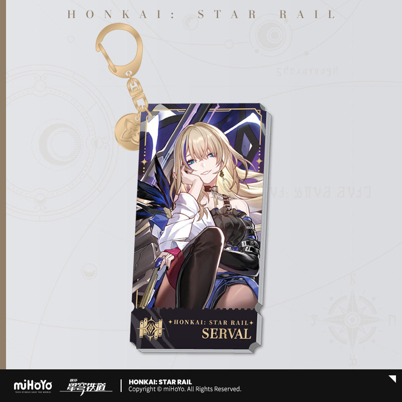 The Erudition Character Warp Artwork Acrylic Keychain