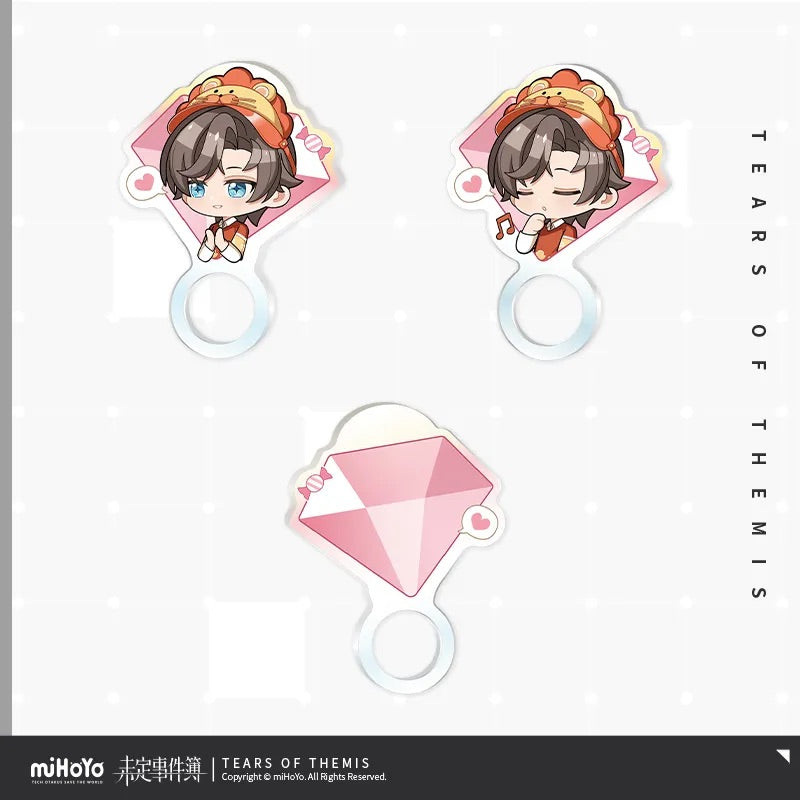 Have Fun Series Chibi Acrylic Check-in Ring Set