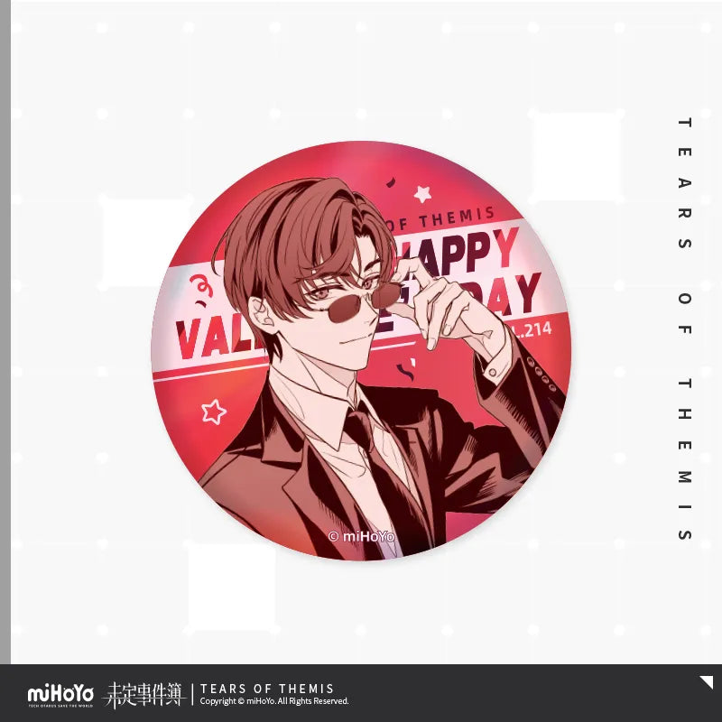 Tears of Themis Happy Valentine's Day 2023 Series Tinplate Badge