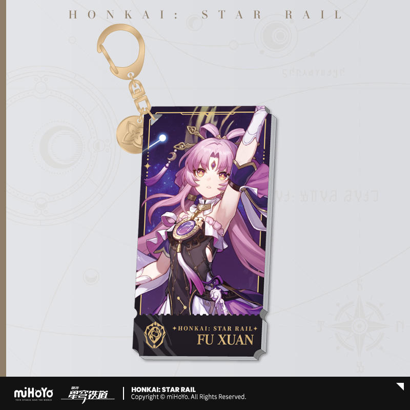 The Preservation Character Warp Artwork Acrylic Keychain