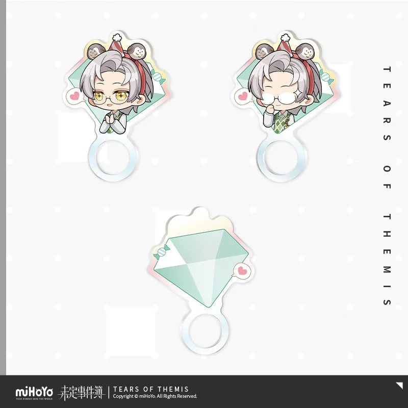 Have Fun Series Chibi Acrylic Check-in Ring Set