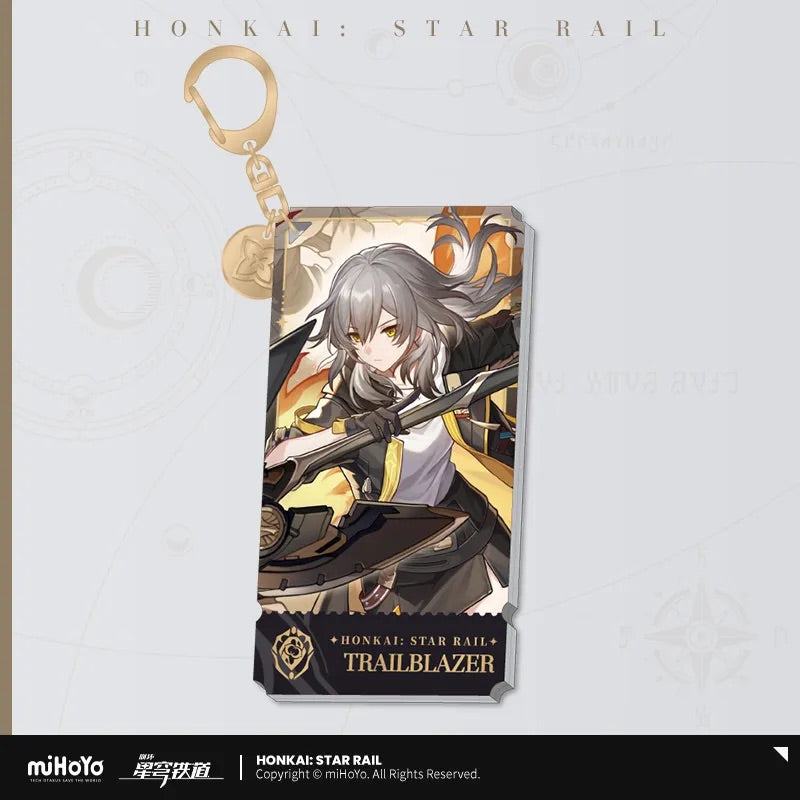 The Preservation Character Warp Artwork Acrylic Keychain