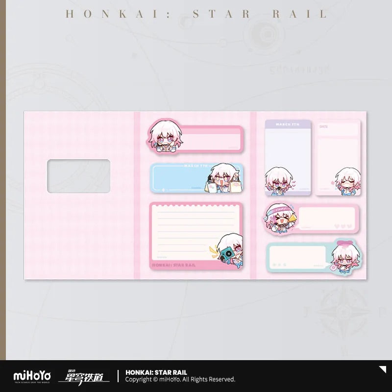 Pom-Pom Exhibition Series Pom-Pom Chibi Sticky Notes Set