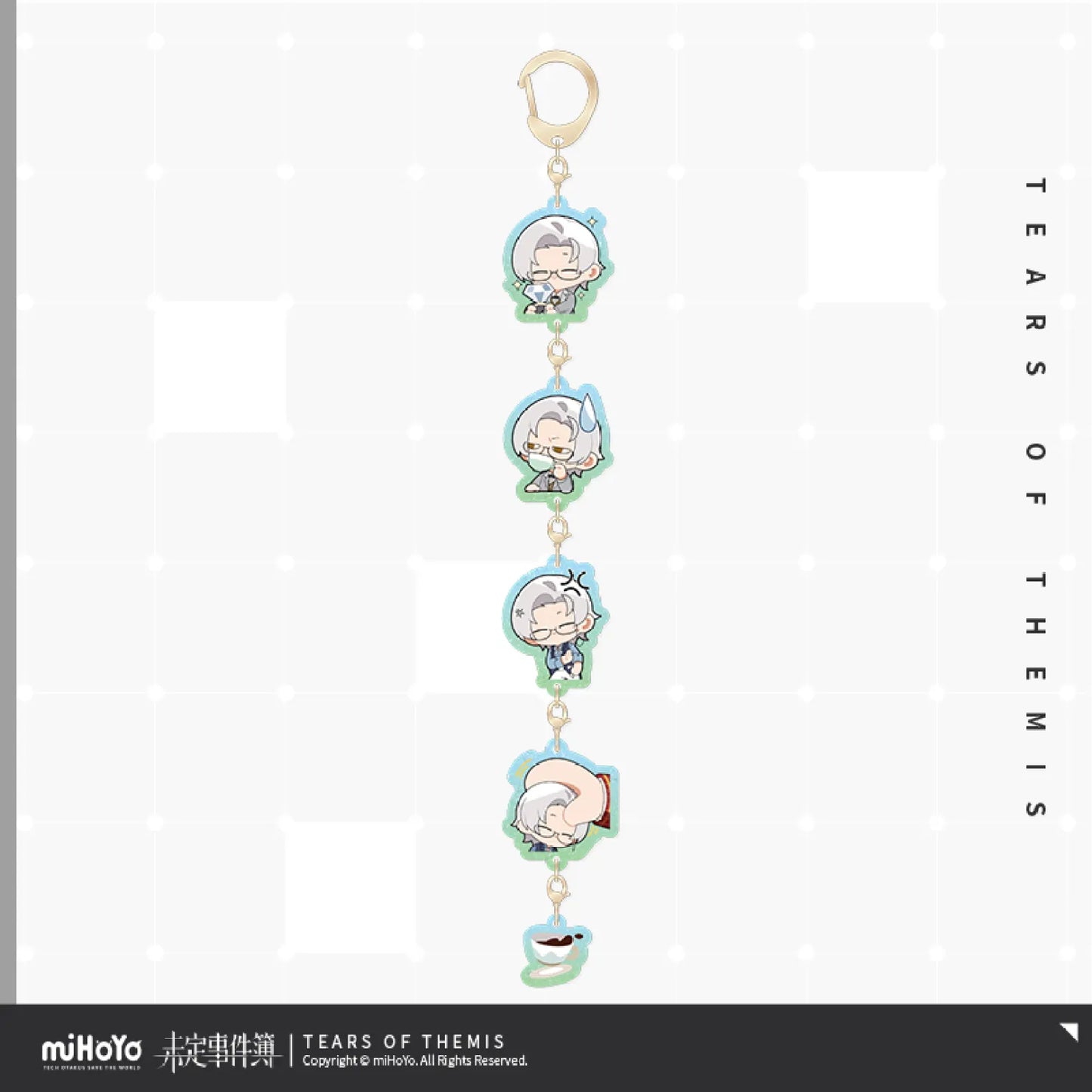 Yue Ding Zhi Ri Series Chibi Acrylic Keychain