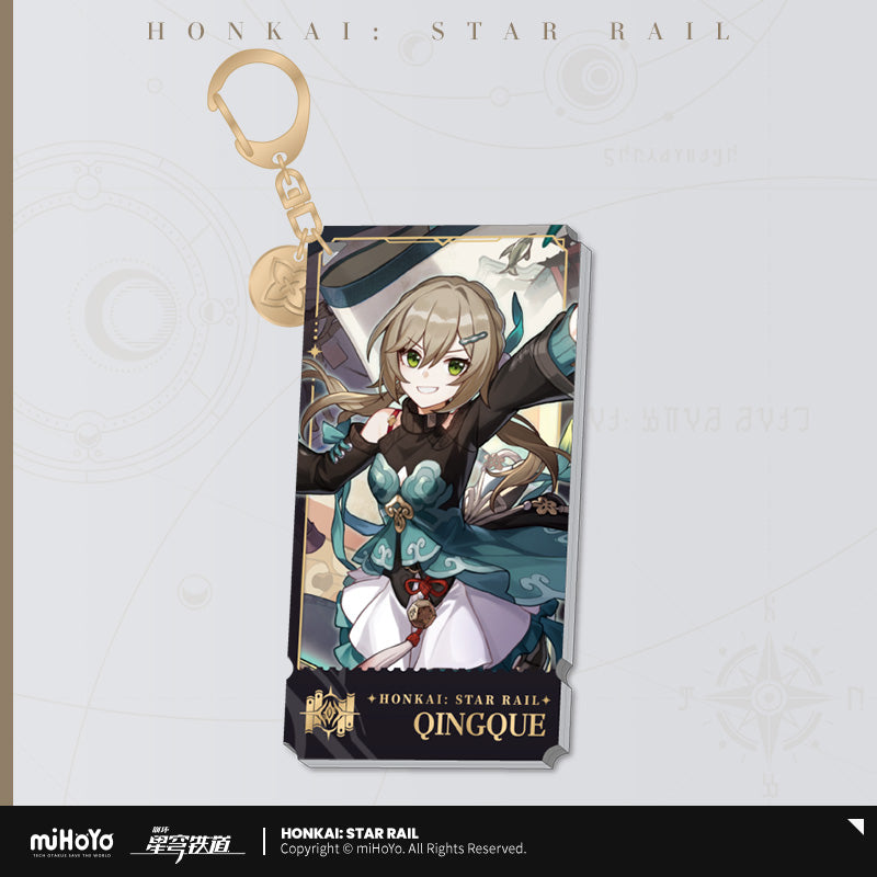 The Erudition Character Warp Artwork Acrylic Keychain
