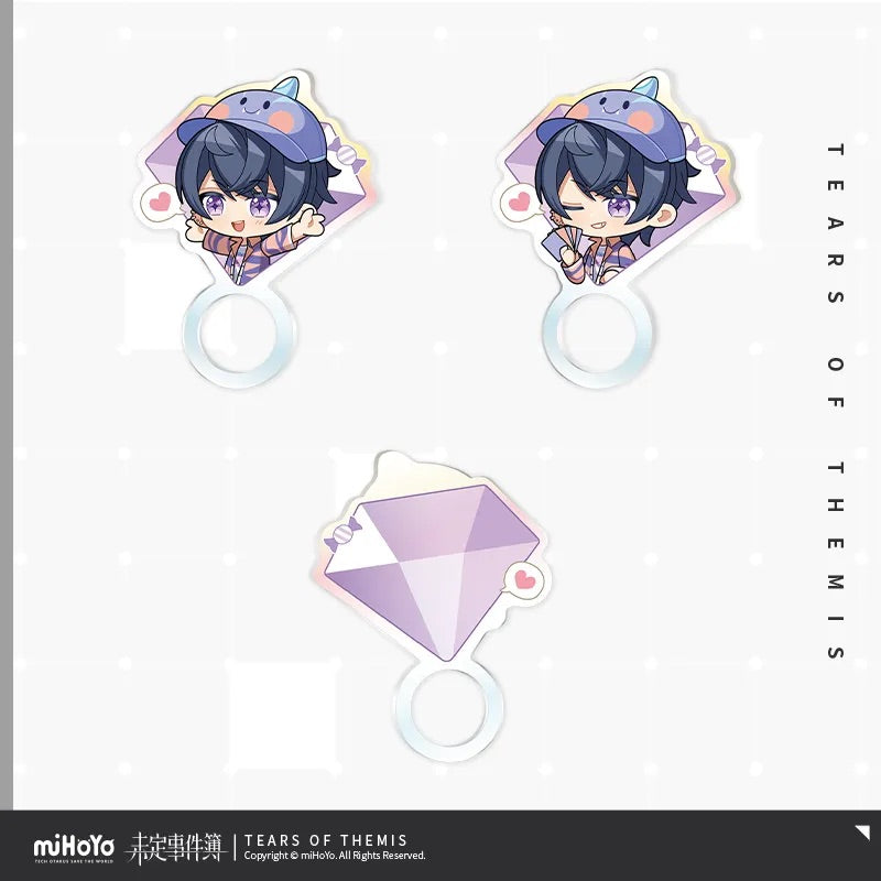 Have Fun Series Chibi Acrylic Check-in Ring Set