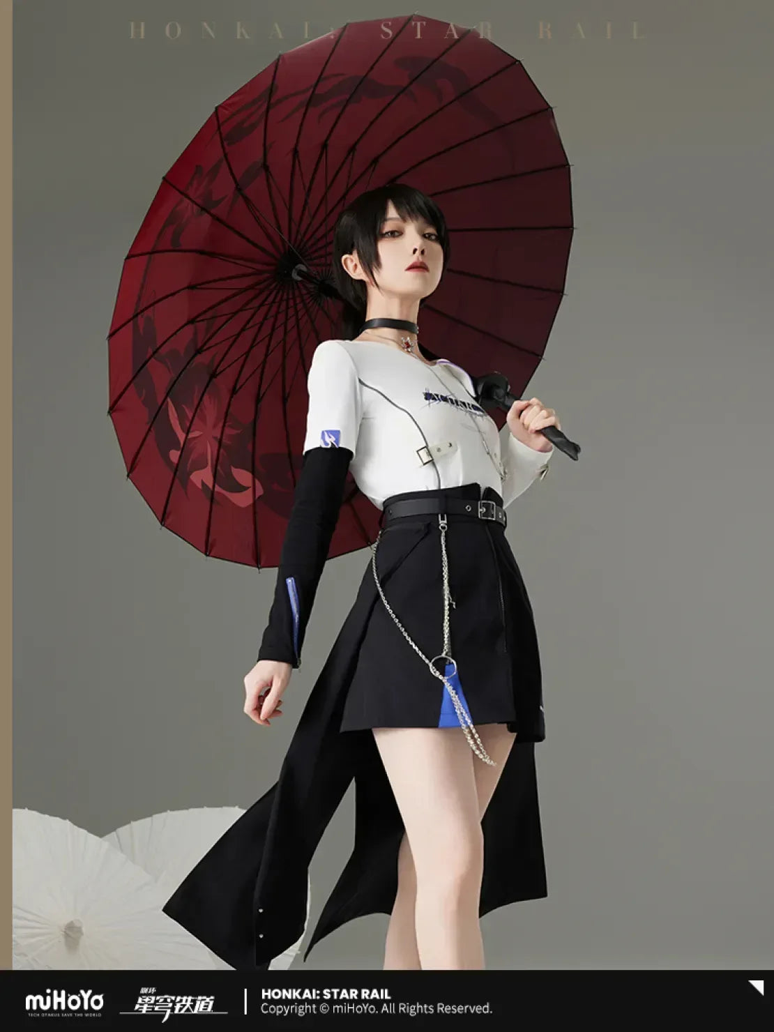 Honkai: Star Rail Acheron Theme Impression Series Long Handle Umbrella Umbrella ACG Go Anime www.acg-go.com Apparel, Honkai: Star Rail, Household, Umbrella