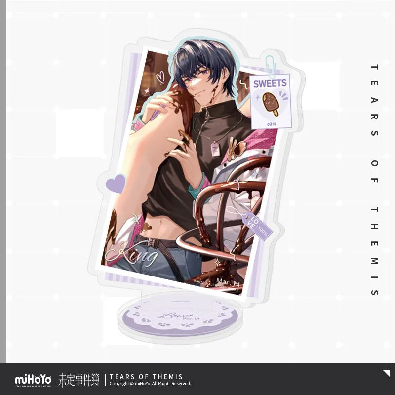 Paradise In The Palm Series Acrylic Rotating Standee