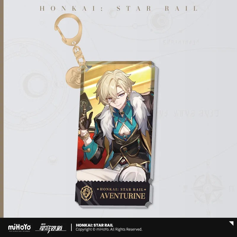 The Preservation Character Warp Artwork Acrylic Keychain
