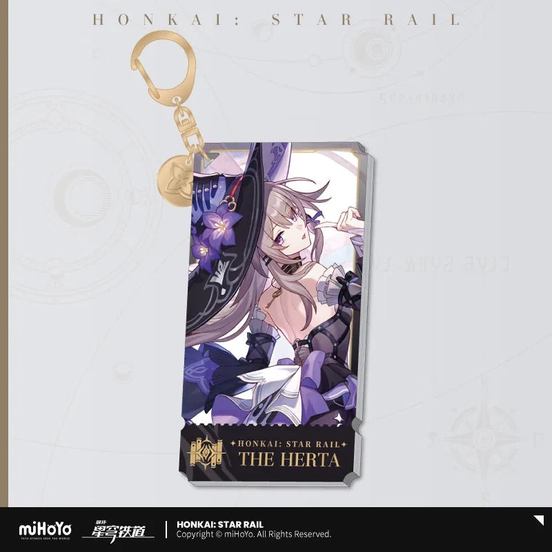 The Erudition Character Warp Artwork Acrylic Keychain