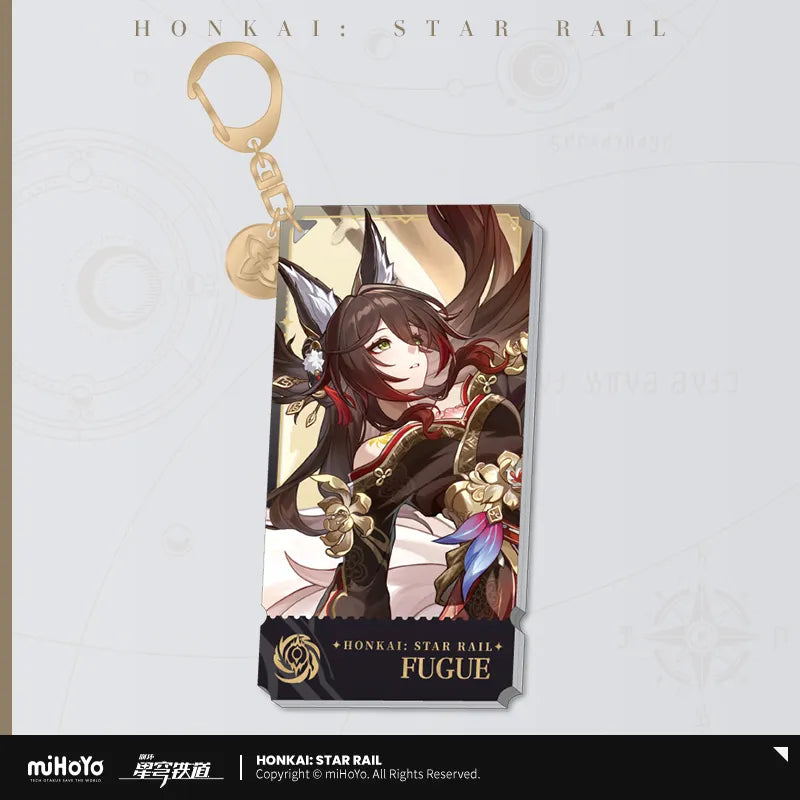 The Nihility Character Warp Artwork Acrylic Keychain