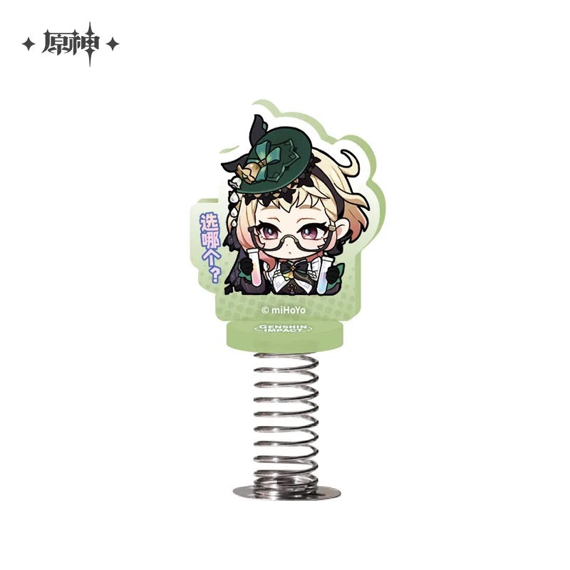 Chibi Character Series Expression Happy Shaking Acrylic Standee Court of Fontaine