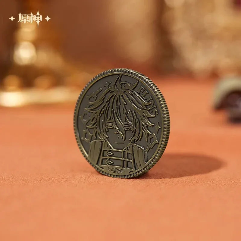 Flins Decision Coin Necklace Set Genshin Impact Flins ACG Go Anime www.acg-go.com Apparel, Flins, Genshin Impact, Necklace