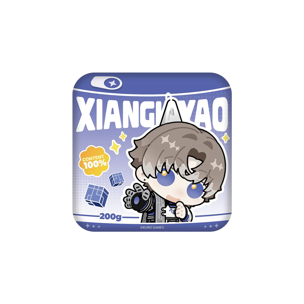 Leisure Daily Theme Square Badge Wuthering Waves Xiangli Yao ACG Go Anime www.acg-go.com Badge, Changli, Female Rover, Jinhsi, Male Rover, Wuthering Waves, Xiangli Yao