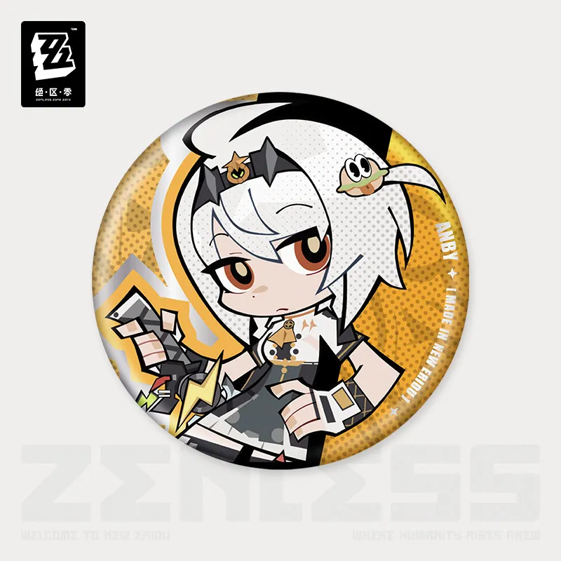 New Eridu Series Unknown Chibi Tinplate Badge